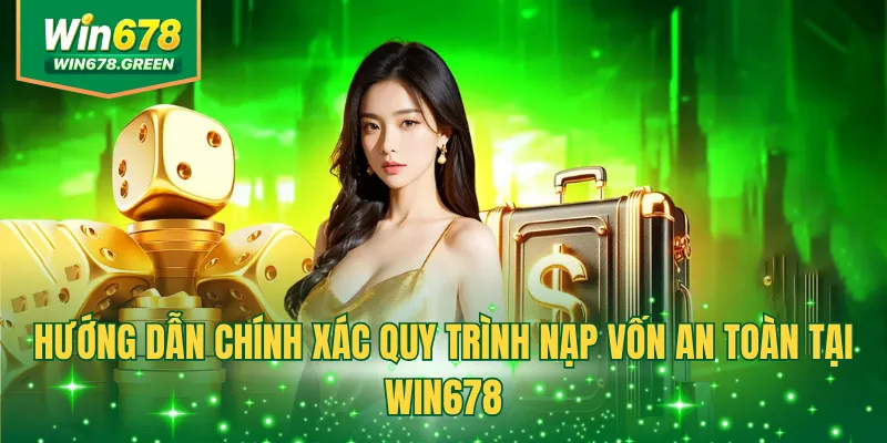 Hướng dẫn chính xác quy trình nạp vốn an toàn tại Win678